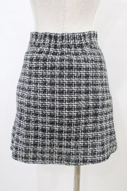 画像2: An MILLE / ツイードパールスカート Free ブラック H-26-03-28-051-EL-SK-NS-ZH