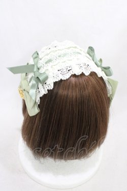 画像2: BABY,THE STARS SHINE BRIGHT / プリンセスドロップヘッドドレス  若草 H-26-03-28-005-BA-AC-NS-ZH