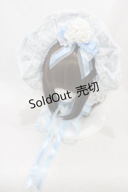 画像1: BABY,THE STARS SHINE BRIGHT / Dreamy Secret roomドールボンネット  サックス H-26-03-28-006-BA-AC-NS-ZH