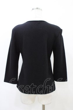 画像2: INGEBORG / リボンニット S ブラック H-26-03-28-063-LO-TO-NS-ZH