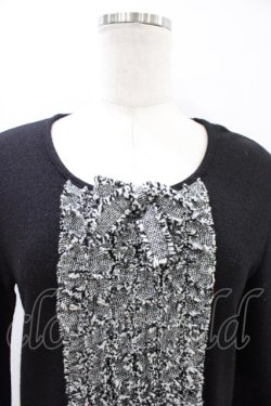 画像3: INGEBORG / リボンニット S ブラック H-26-03-28-063-LO-TO-NS-ZH