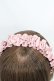 画像3: m petit by misako / AMギャザーカチューシャ  ピンク H-26-03-28-008-LO-AC-NS-ZH (3)
