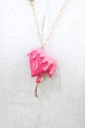 MILK / ハートフォンデュネックレス  ピンク H-26-03-28-009-ML-AC-NS-ZH