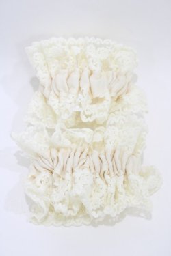 画像1: m petit by misako / AMレース2Pシュシュ  アイボリー H-26-03-28-011-LO-ZA-YZ-ZH