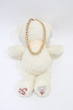 画像2: Maison de FLEUR / ショートケーキベアチャーム  アイボリー H-26-03-28-014-LO-ZA-YZ-ZH