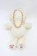 画像2: Maison de FLEUR / ショートケーキベアチャーム  アイボリー H-26-03-28-014-LO-ZA-YZ-ZH (2)