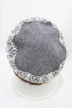 画像2: m petit by misako / TT*AMレースBベレー  グレー H-26-03-28-023-LO-AC-NS-ZH