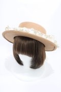 axes femme / グランドフィナーレカンカン帽  ベージュ H-26-03-28-029-AX-AC-NS-ZH