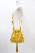 axes femme / パンチング巾着バッグ  マスタード H-26-03-28-034-AX-BG-NS-ZH