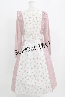 画像3: axes femme / 花柄切替ワンピース M ピンク H-26-03-29-027-AX-OP-NS-ZH