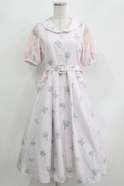 画像1: LIZ LISA / マーガレットブーケ柄ワンピース Free ピンク H-26-03-29-028-LO-OP-NS-ZH