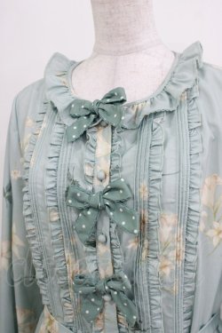 画像4: Cute.Q（海外ロリータブランド） / Little Lily Long Sleeve OP L ブルー H-26-03-29-030-GO-OP-NS-ZH