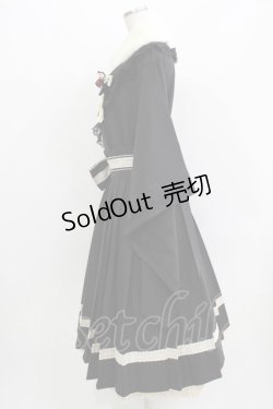 画像4: ChaCha（海外ロリータブランド） / 和風ロリータセット ブラウスL/スカート2XL ブラック/レッド H-26-03-29-033-PU-OP-NS-ZH