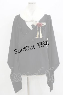 画像6: ChaCha（海外ロリータブランド） / 和風ロリータセット ブラウスL/スカート2XL ブラック/レッド H-26-03-29-033-PU-OP-NS-ZH