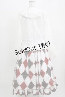 画像2: 牧家  （海外ロリータブランド） / アリスプリントスカートセット L オフ H-26-03-29-034-PU-SK-NS-ZH