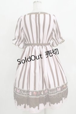 画像3: Chalmiere / ボンボンショコラ柄ワンピース M ピンク H-26-03-29-004-0-OP-NS-ZH