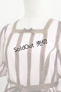 画像4: Chalmiere / ボンボンショコラ柄ワンピース M ピンク H-26-03-29-004-0-OP-NS-ZH