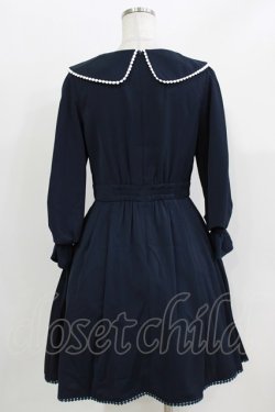 画像3: LODISPOTTO / リボンワンピース M ネイビー H-26-03-29-039-LO-OP-NS-ZH