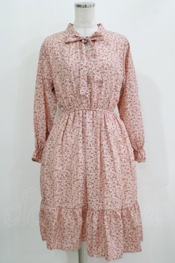 画像1: LODISPOTTO / 花柄ワンピース M ピンク H-26-03-29-044-LO-OP-NS-ZH