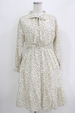 画像1: LODISPOTTO / 花柄ワンピース M オフ H-26-03-29-045-LO-OP-NS-ZH