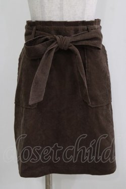 画像1: LODISPOTTO / コールスカート M ブラウン H-26-03-29-048-LO-SK-NS-ZH