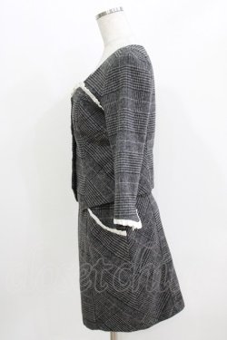 画像2: EATME / SETUPブリティッシュタイトスカート+ブラウス M グレー H-26-03-29-050-LO-OP-NS-ZH