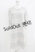 Franche Lippee / うさぎ刺繍ワンピース M グレー H-26-03-29-053-LO-OP-NS-ZH