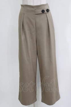 画像1: COUPE LE COEUR / サイドタブタックストレートパンツ Free BEIGE H-26-03-29-055-GO-PA-NS-ZH