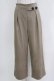 画像1: COUPE LE COEUR / サイドタブタックストレートパンツ Free BEIGE H-26-03-29-055-GO-PA-NS-ZH (1)