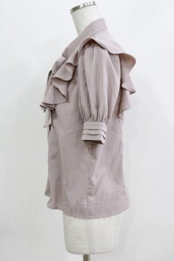 画像2: Ank Rouge / ラッフルフリルリボンタイパフブラウス M ピンク H-26-03-29-059-CA-BL-NS-ZH