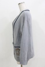 画像2: F i.n.t / ライン使いカーディガン/ハリーポッター Free BLUE GRAY H-26-03-29-061-CA-TO-NS-ZH (2)