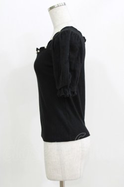 画像2: Ank Rouge / スカラップテレコ M ブラック H-26-03-29-062-CA-TO-NS-ZH