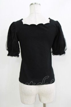 画像3: Ank Rouge / スカラップテレコ M ブラック H-26-03-29-062-CA-TO-NS-ZH