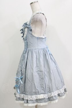 画像2: metamorphose / フロントあきジャンパースカート(水玉) Free サックス H-26-03-29-007-ME-OP-NS-ZH