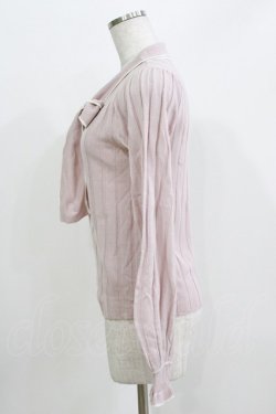 画像2: DearMyLove / リボンニット M ピンク H-26-03-29-066-EL-TO-NS-ZH