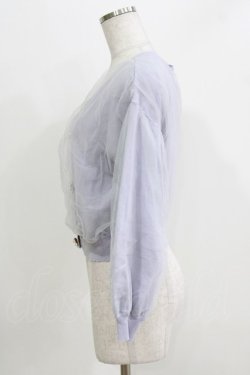 画像2: evelyn / チュールカーディガン Free ブルー H-26-03-29-069-LO-TO-NS-ZH