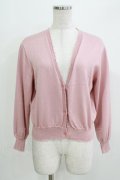 F&A / シアーフラワー釦UVカットニットカーディガン Free PINK H-26-03-29-080-LO-TO-NS-ZH