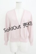 F&A / シアーフラワー釦UVカットニットカーディガン Free PINK H-26-03-29-080-LO-TO-NS-ZH