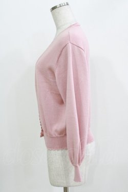 画像2: F&A / シアーフラワー釦UVカットニットカーディガン Free PINK H-26-03-29-080-LO-TO-NS-ZH