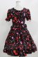 画像3: metamorphose / Vintage Cherryティアードワンピース Free ブラック H-26-03-29-008-ME-OP-NS-ZH (3)