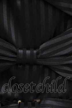 画像6: metamorphose / ケープ付サテンジャガードストライプジャンパースカート Free ネイビー H-26-03-29-009-ME-OP-NS-ZH