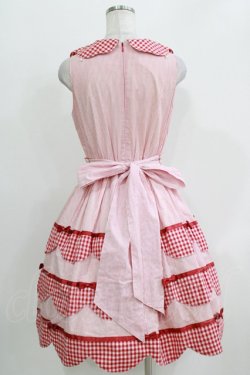 画像3: metamorphose / スカラップジャンパースカート Free レッド H-26-03-29-012-ME-OP-NS-ZH