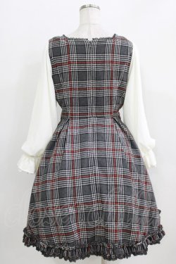 画像3: mille fille closet by LODISPOTTO / Dolly Check リボンワンピース M グレー H-26-03-29-002-LO-OP-NS-ZH