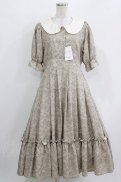 画像1: m petit by misako / NINA’Sコラボトワルドジュイワンピース M ベージュ H-26-03-29-019-LO-OP-NS-ZH