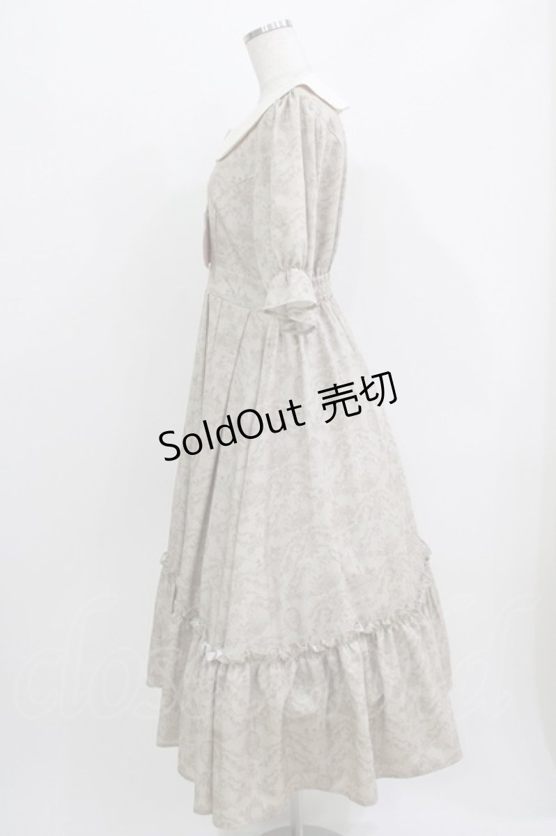 画像2: m petit by misako / NINA’Sコラボトワルドジュイワンピース M ベージュ H-26-03-29-019-LO-OP-NS-ZH (2)
