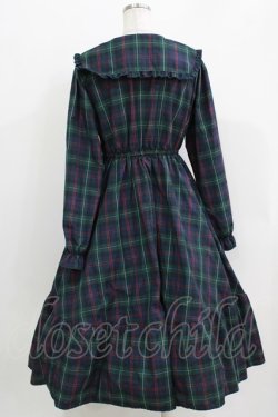 画像3: m petit by misako / TT*AOKチェックOP M グリーン/ネイビー H-26-03-29-020-LO-OP-NS-ZH