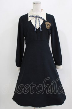 画像1: F i.n.t / クレリックヨーク切替ワンピース/ハリー・ポッター Free NAVY H-26-03-29-022-CA-OP-NS-ZH