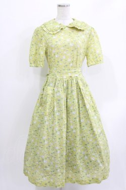 画像1: Jane Marple / Manonガーデンドレス  フレンチマスタード H-26-03-30-030-JM-OP-KB-ZH