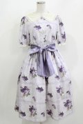 Melody BasKet / Violet laceスクエアカラーワンピース M バイオレット H-26-03-30-033-LO-OP-KB-ZH