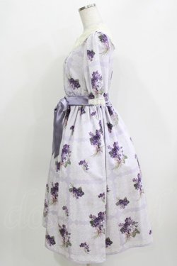 画像2: Melody BasKet / Violet laceスクエアカラーワンピース M バイオレット H-26-03-30-033-LO-OP-KB-ZH